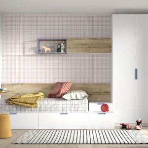 Dormitorio juvenil cama nido